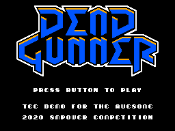 Dead Gunner (Homebrew) — Title screen